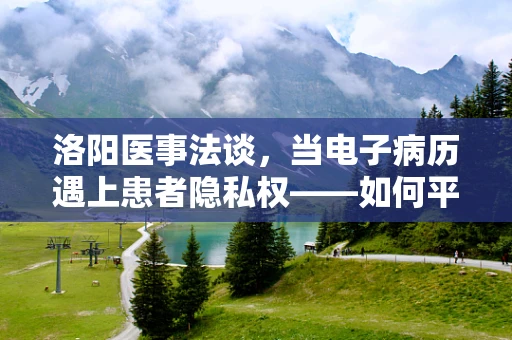 洛阳医事法谈，当电子病历遇上患者隐私权——如何平衡医疗透明与个人隐私？