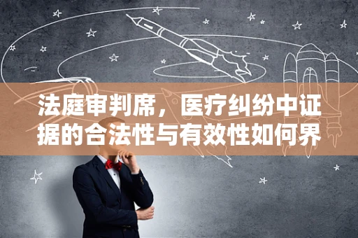 法庭审判席，医疗纠纷中证据的合法性与有效性如何界定？